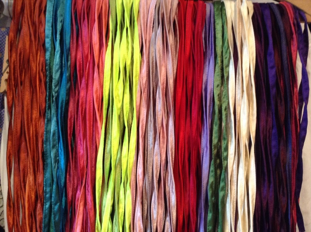 various ribbons in many colors