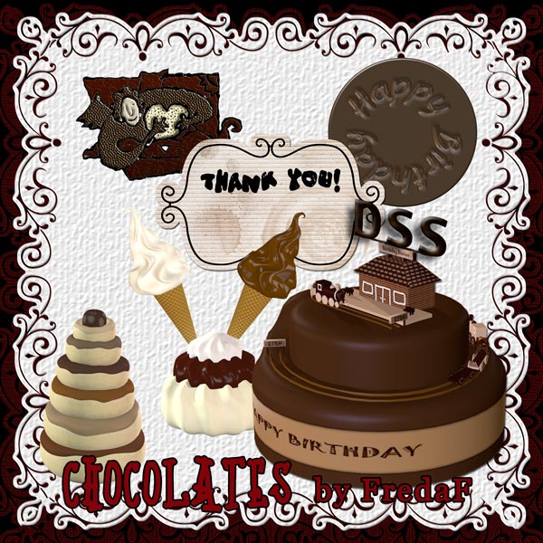 DSS birthday bash chocolate freebie by FredaF