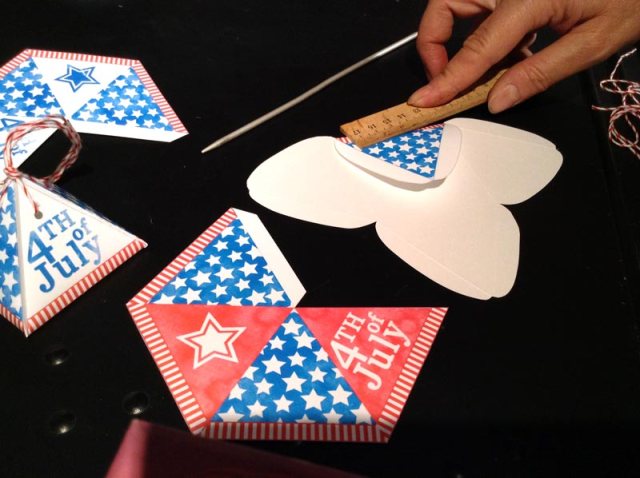 DIY 4th of July party decoration